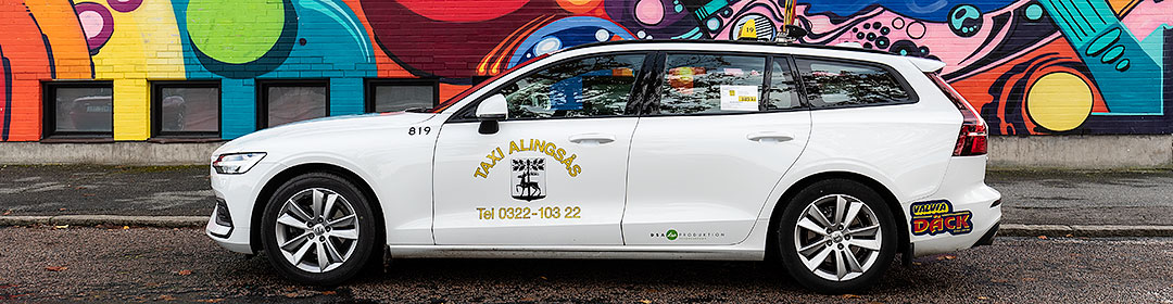Taxi Alingsås vid Alströmergymnasiet