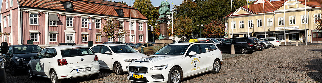 Taxi Alingsås vid Stora Torget